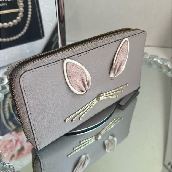 Kate Spade bunny collection sold out Saffiano Leather Wallet like new - Picture 4 of 9